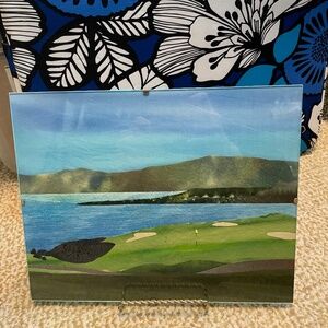 PRICE DROP!! Beautiful Fabric Landscape Art  8 x 10 inches